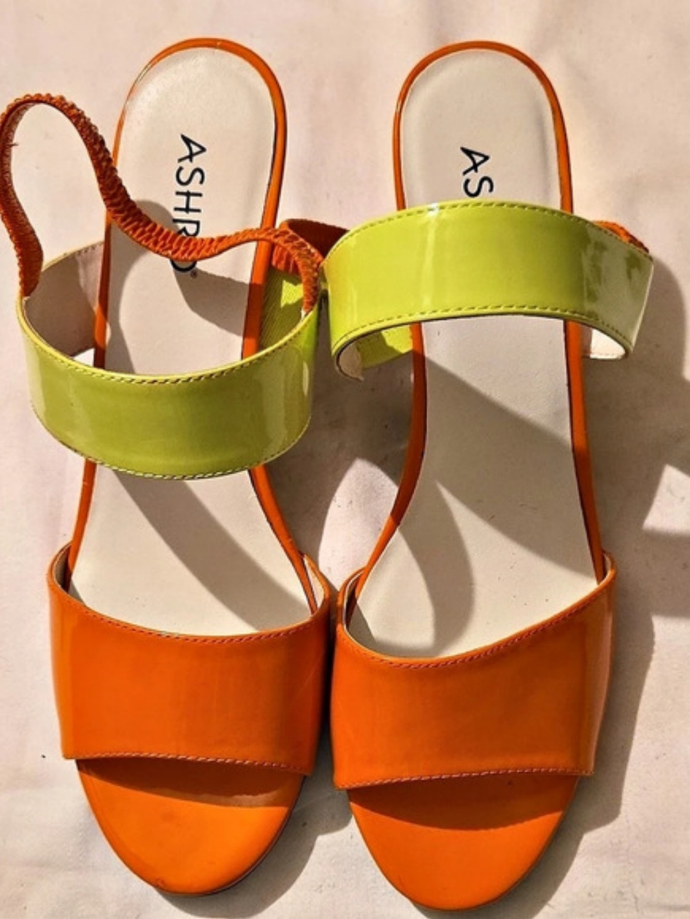 ASHRO Colorblock Heels US 9.5